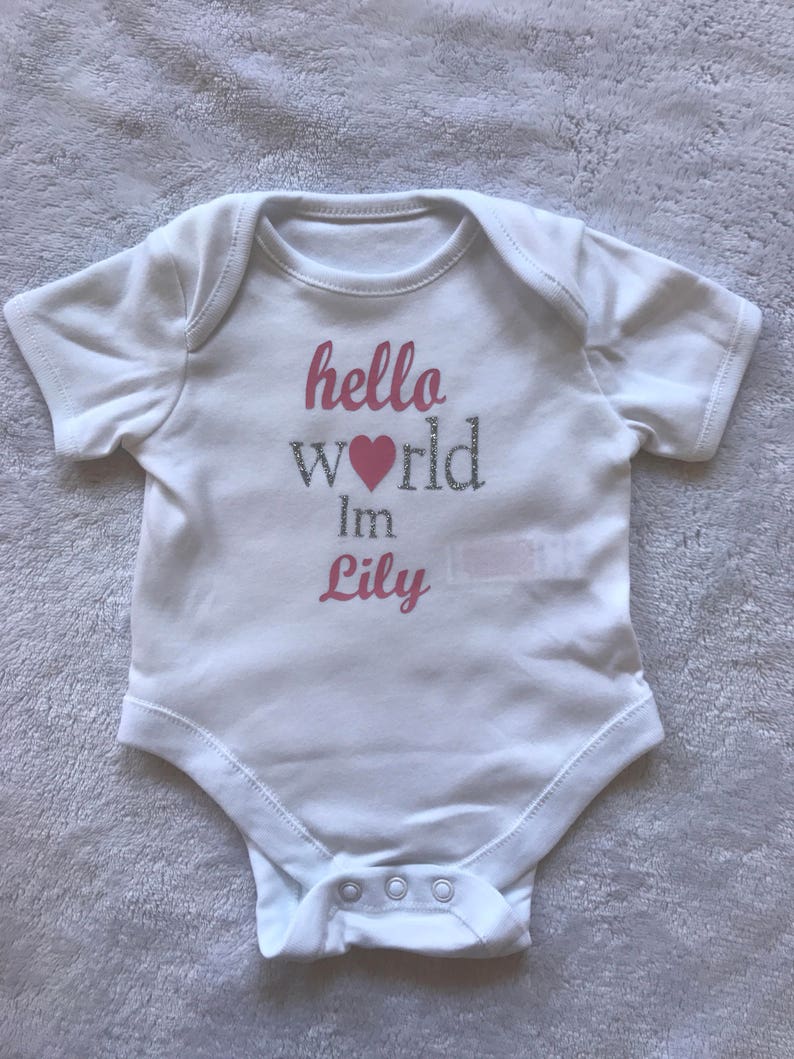 New Baby girl newborn birthday vest top bodysuit outfit pink glitter tutu and headband first outfit