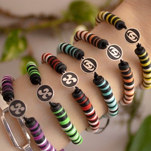 ATEEZ NEU Logo und Xikers Logo Makramee Armbänder Unisex K-Pop Ateez Symbol Sterling Silber 925, Ateez World EP:1 Uhrwerk, atiny,