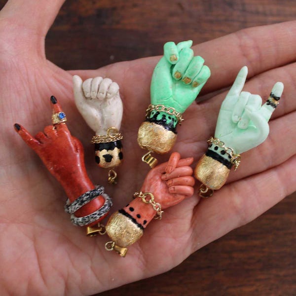 Mano Figa Italian Good Luck Charm: Protection Pendant