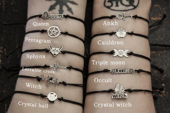 Bracciale Zodiaco Capricorno In Argento Con Nodo Macramè Regolabile – Fatto A Mano Con Confezione Regalo
