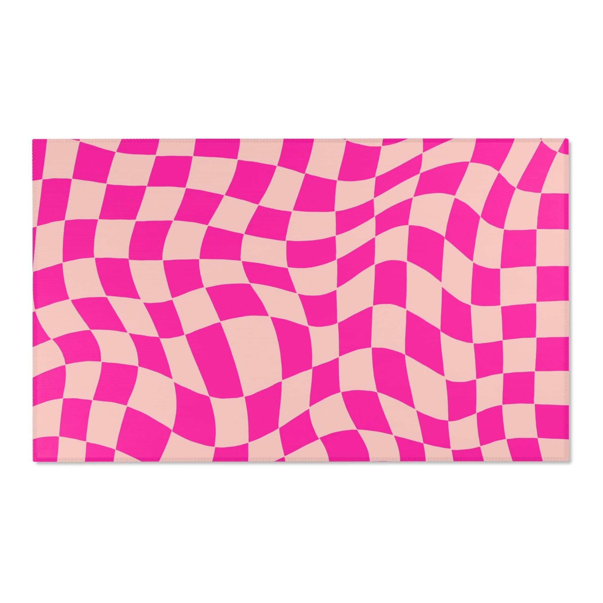 Hot Pink Rugs for Bedroom Aesthetic Retro Rugs for Living Room Etsy