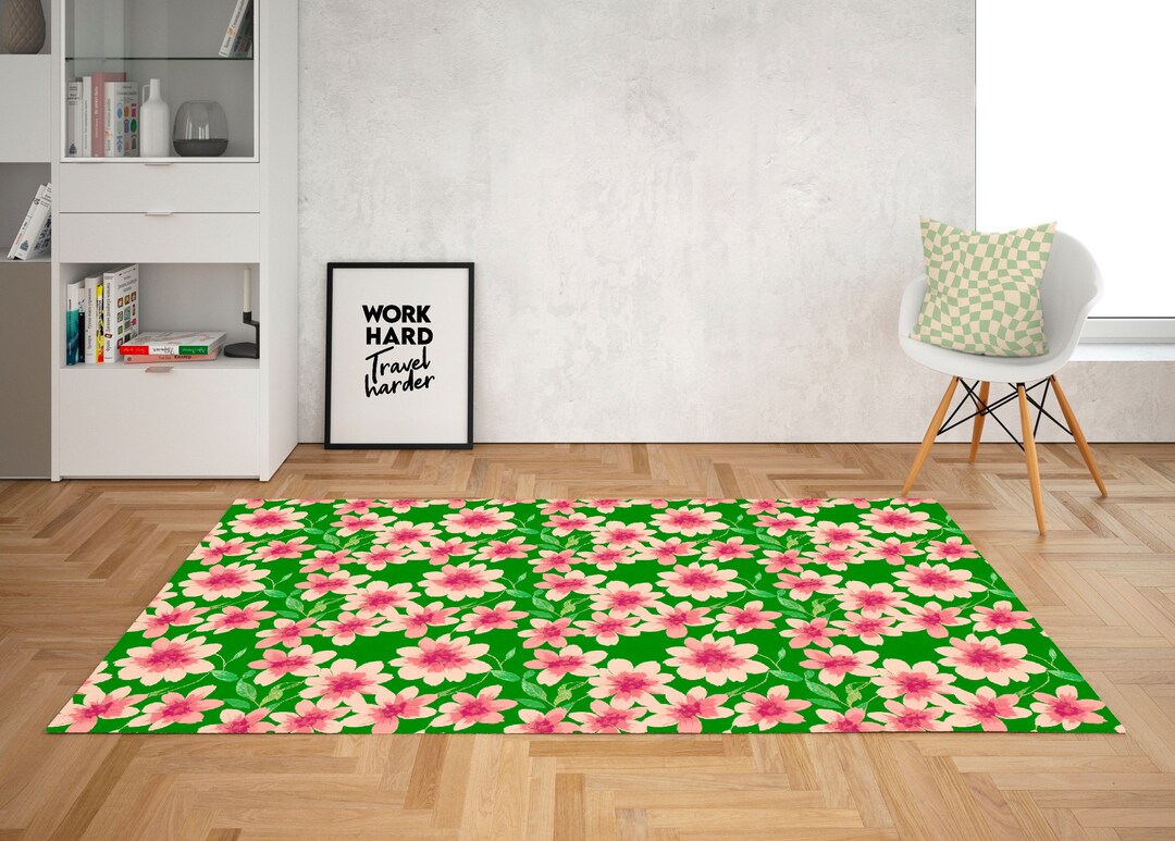 Retro Rug for Bedroom Aesthetic 70s Rugs for Living Room Groovy Rug ...