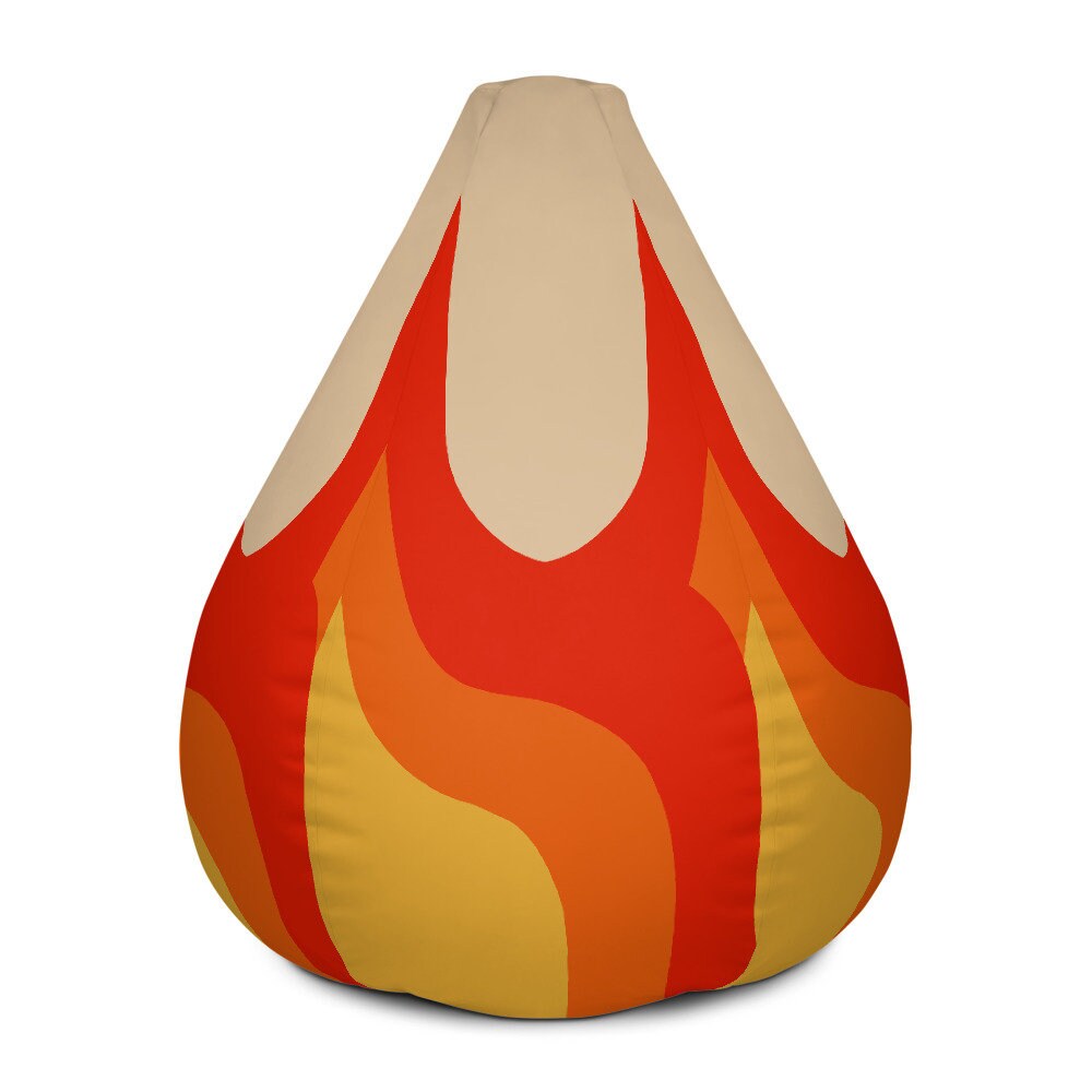 Mid Century Bean Bag Chair Adult Waterproof Bean Bag Cover 70s Etsy