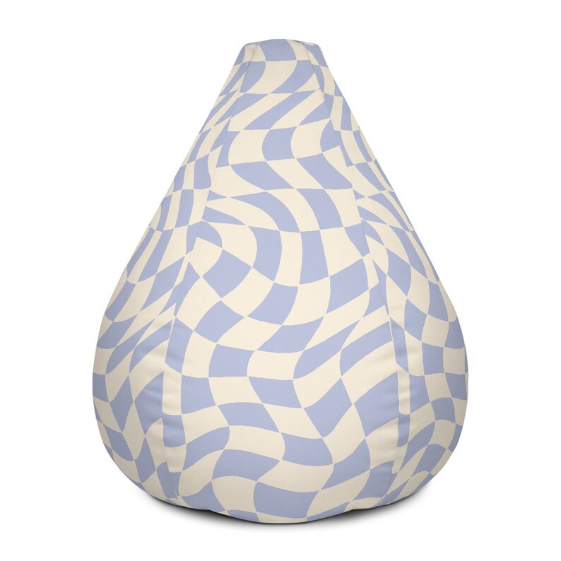 Lilac Blue Bean Bag Chair Adult Waterproof Bean Bag Cover 70s | Etsy