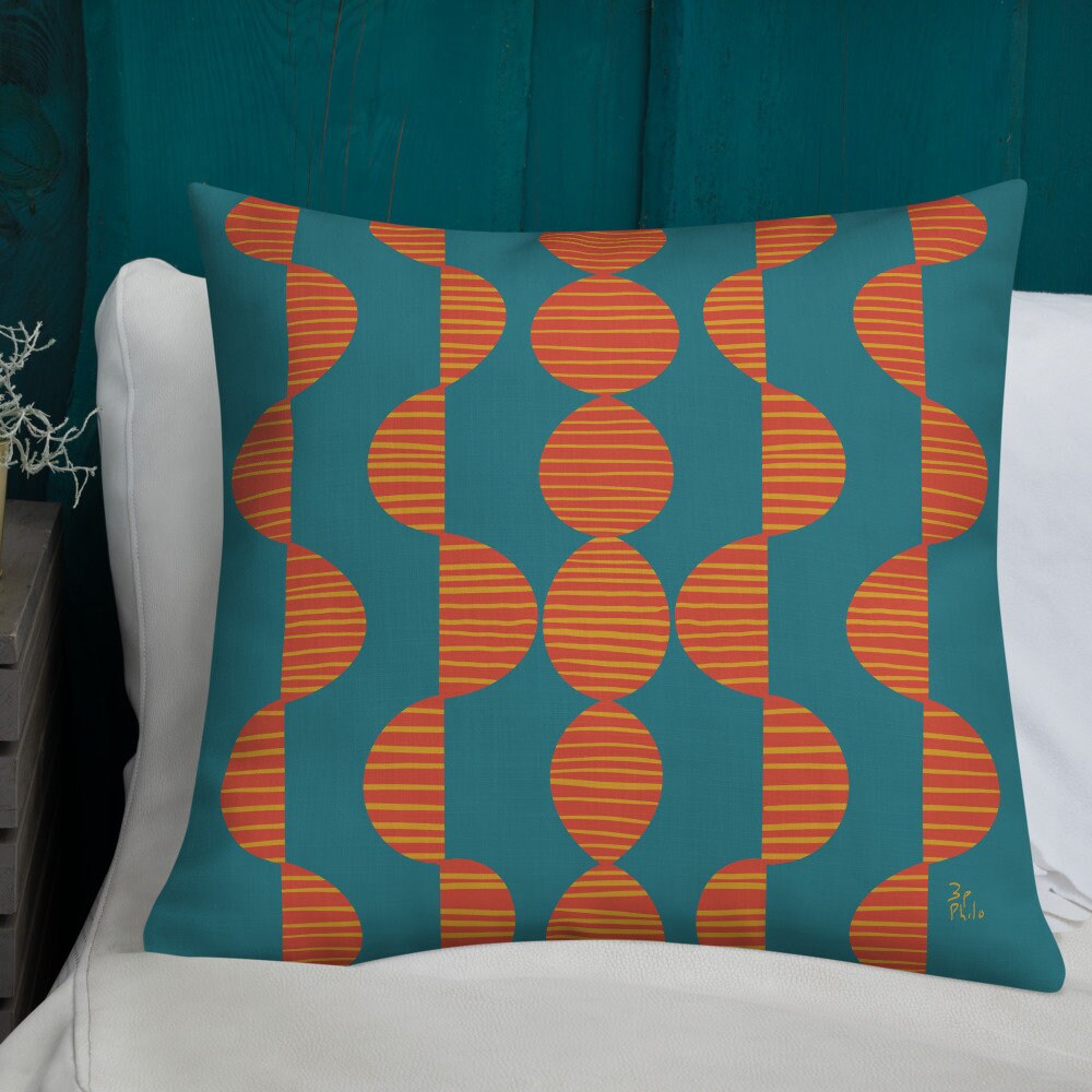 Minimalist mid century modern cushion geometric cushion Etsy