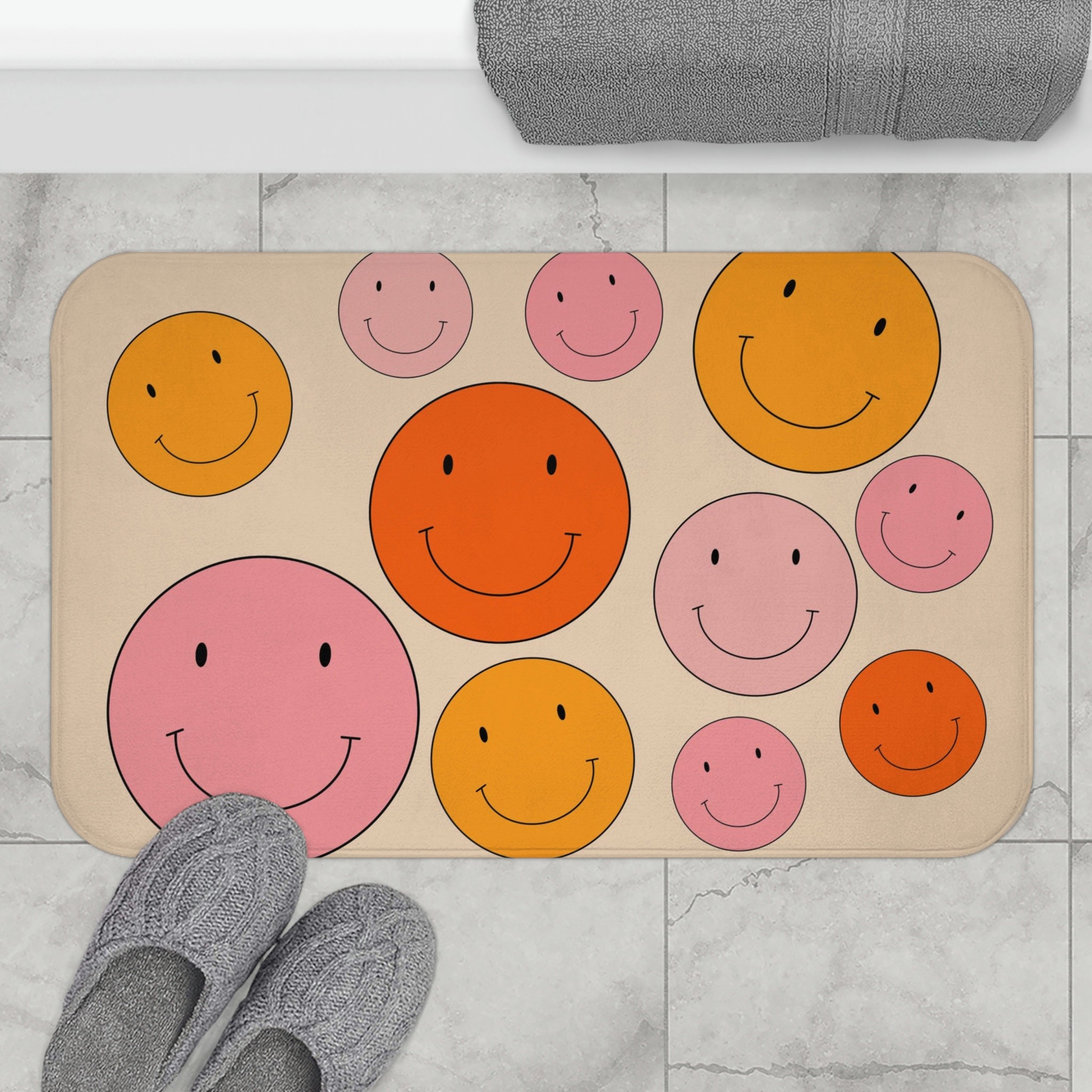Smile Face Indoor Floor Mat, Kitchen Mat, Doormat, Floor Rug, Front Doormat  - Temu