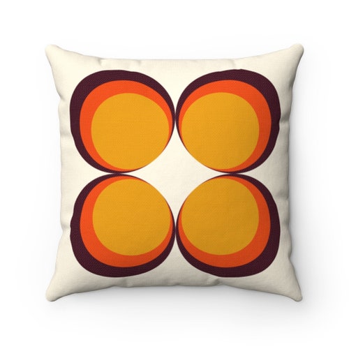Mid Century Modern Throw Pillow Retro Mcm Pillow Covers 18x18 Etsy UK