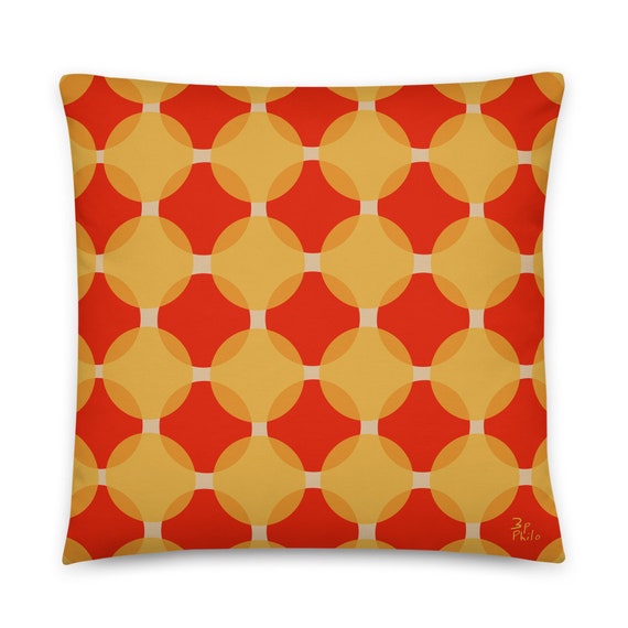 Mid Century Modern Throw Pillow Retro Mcm Pillow Covers 18x18 Etsy UK
