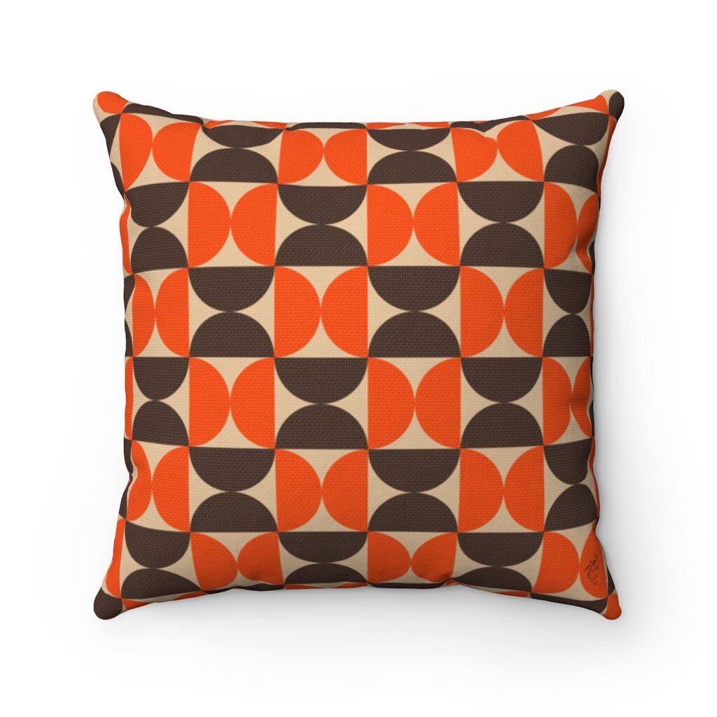 Mid Century Modern Throw Pillow Retro Mcm Pillow Covers 18x18 Etsy UK