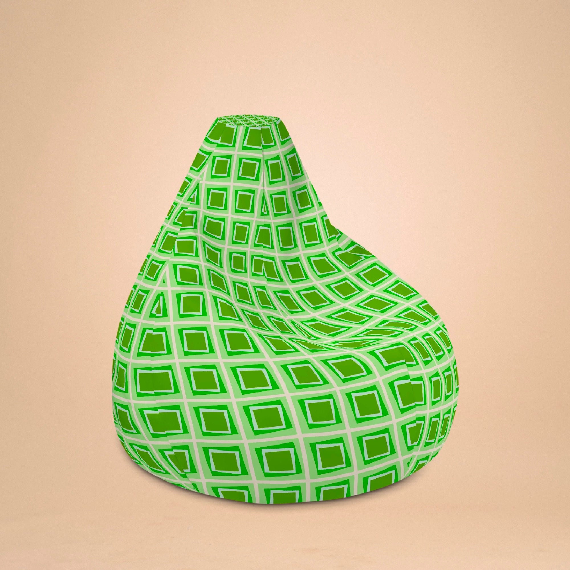 Sitzsack Stuhl Erwachsene Retro Lounger Bezug College | Etsy