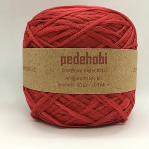 Filato per capelli Amigurumi, capelli Amigurumi per bambola, bambola con capelli pettinabili, capelli all'uncinetto giocattoli, filato per capelli bambola, capelli bambola Amigurumi