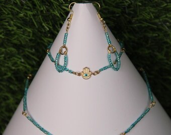 Evil Eye Necklace set
