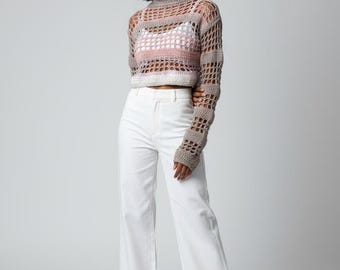 Sunset Haze | Crochet Sweater