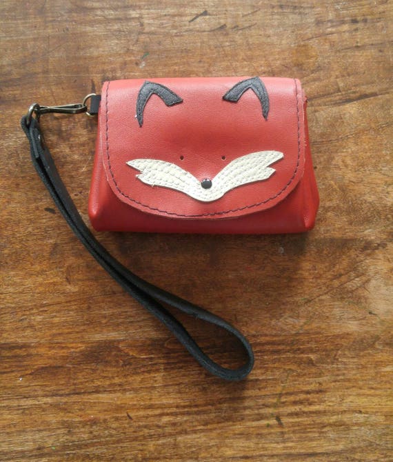 or Brown Zipper Genuine Leather Crossbody Shoulder Bag,Red Body Koala Bear Face Cover