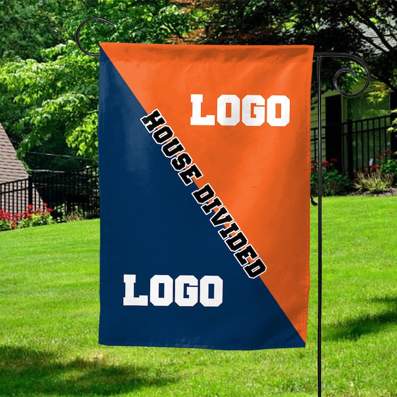 Custom House Divided Flag, House Divided Baseball, Basketball Team Flag