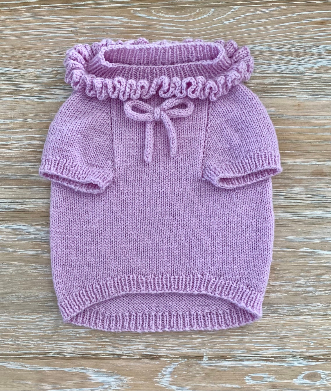 Knitting pattern PDF French bulldog sweater with details Dog Etsy