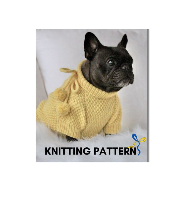 Knitting Pattern PDF French Bulldog 