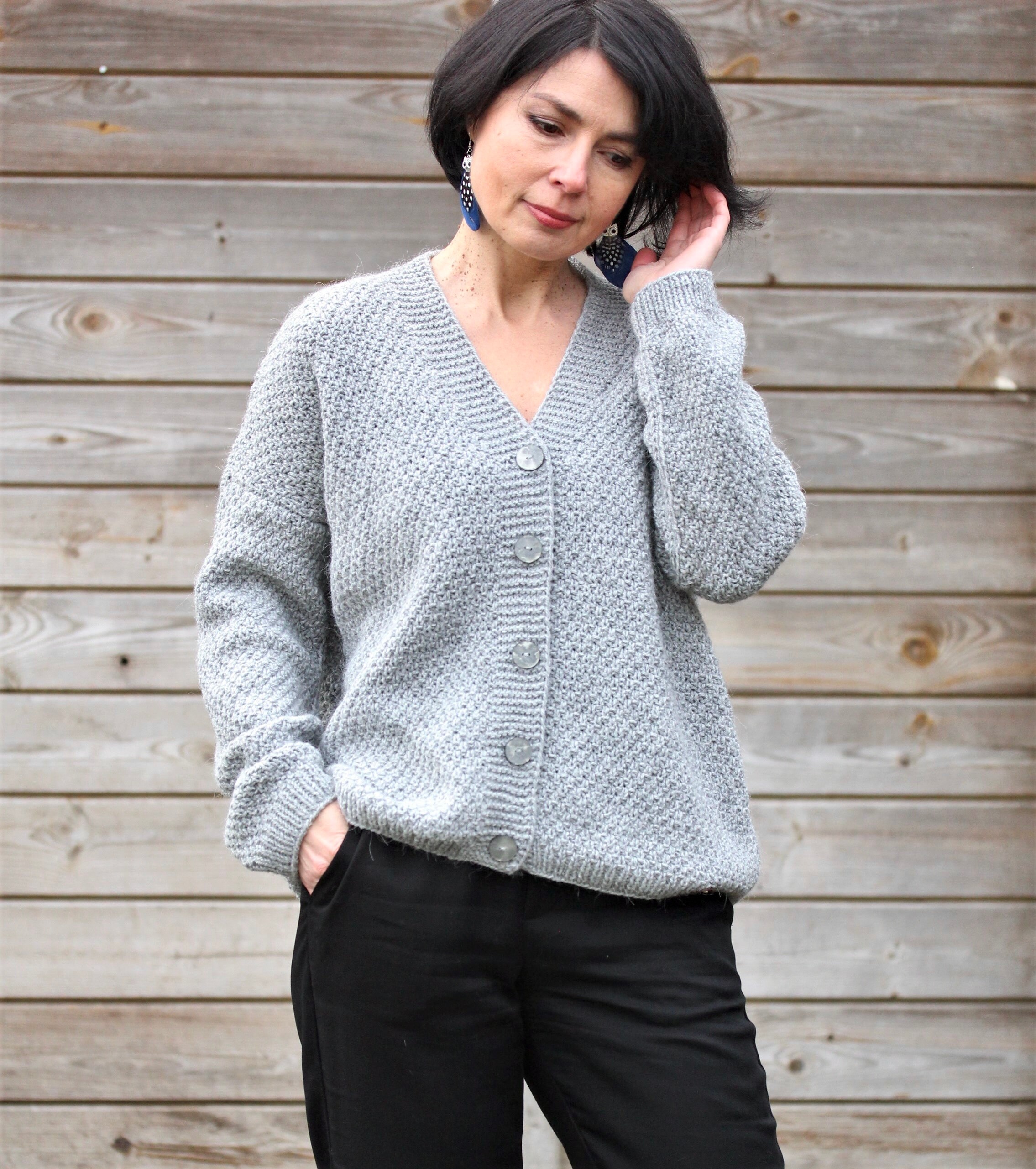 Alpaca Cardigan - Etsy