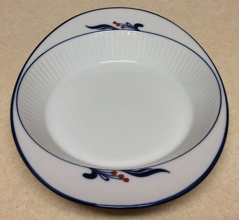 Vintage Dansk Bistro Moribo White Blue Ceramic Oval Baking Casserole/dish Made in Japan Etsy