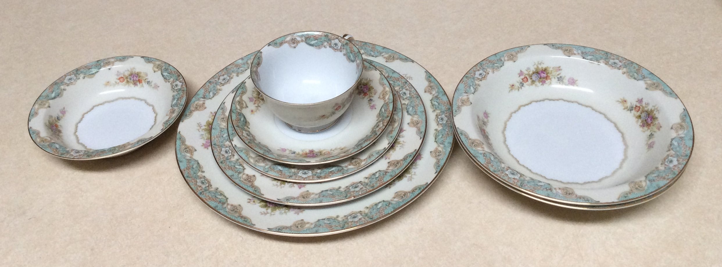 Jyoto China ヴィンテージ食器6点 Vintage Jyoto China Made in Occupied Japan Dinnerware - Etsy