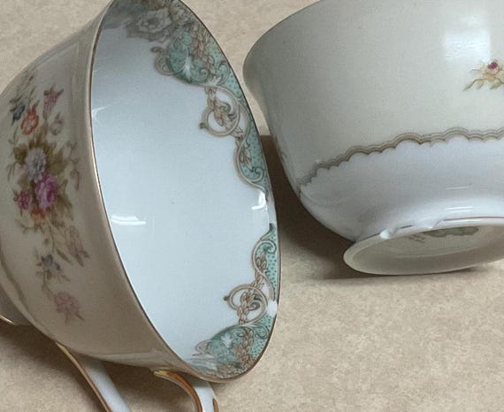 Vintage Jyoto China Japan Fairmont Pattern Ceramic Dinner