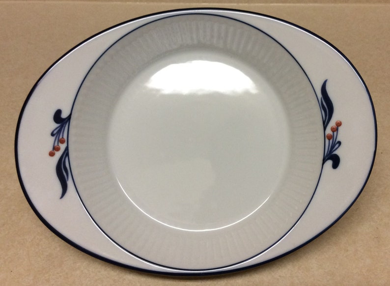 Vintage Dansk Bistro Moribo White Blue Ceramic Oval Baking Casserole/dish Made in Japan Etsy