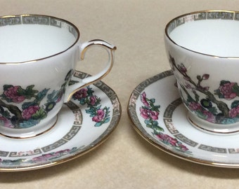 Duchesse Fine bone China Tea Cups & soucoupes 2 ensembles 4 pièces Made In England