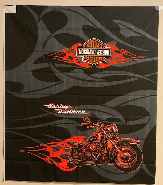 Etsy harley davidson on sale fabric