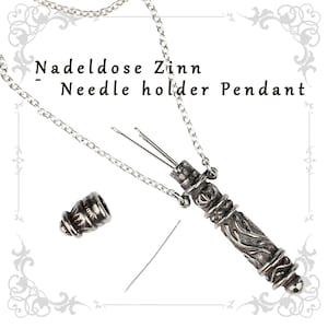 Norweski igielnik w stylu wiktoriańskim, wisiorek z motywem chatelaine