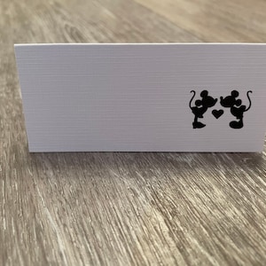 Micky & Minnie place cards, Disney place cards, Disney wedding, magical, fairy tale