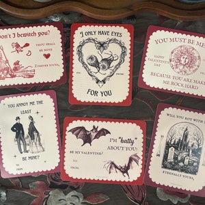 Cartões de Dia dos Namorados em estilo vintage