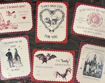 Biglietti di San Valentino in stile vintage