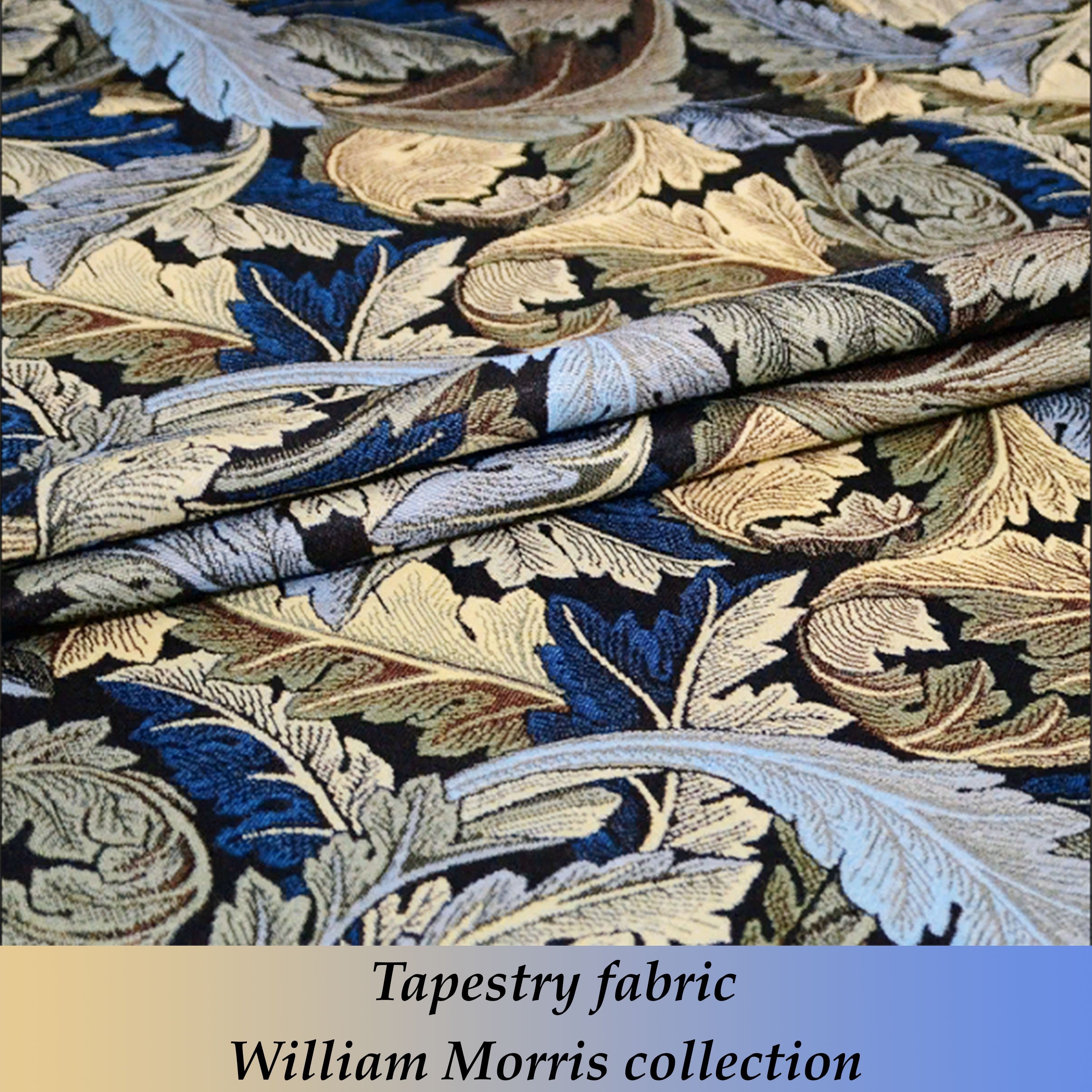 Tapestry fabric William Morris upholstery fabric canvas Etsy