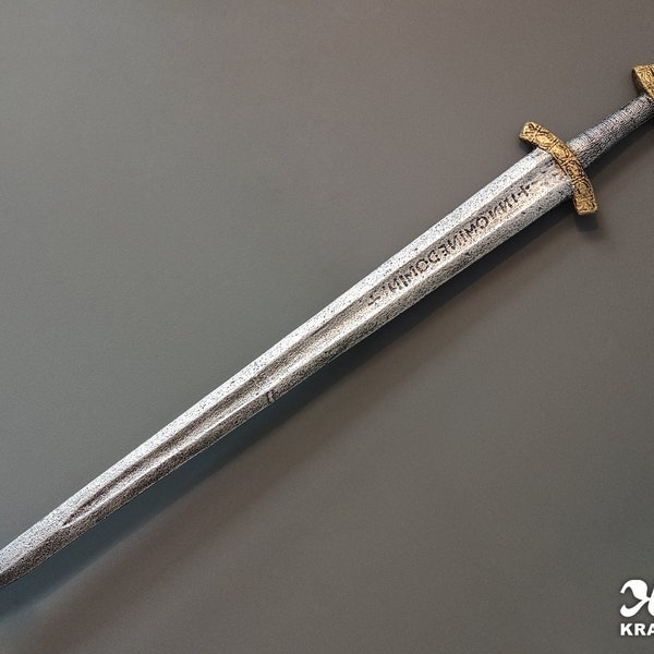 Viking Sword Ingelir [Last items available] - play historical cosplay [ strong plastic larp medieval age long like real light to play ]