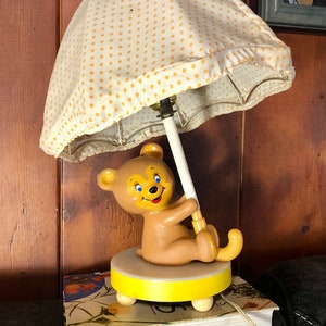 Rare and Wonderful Rainy Day Bear Lamp