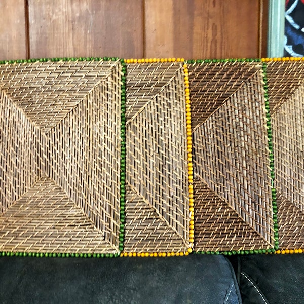 Woven Place Mats Etsy
