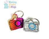 Camera Keychain, Key Fob, Zipper Pull, Snap Tab