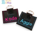 Personalized Pet Dog Tag Silencer Pouch, Pet Tag Holder, Dog Tag Bag