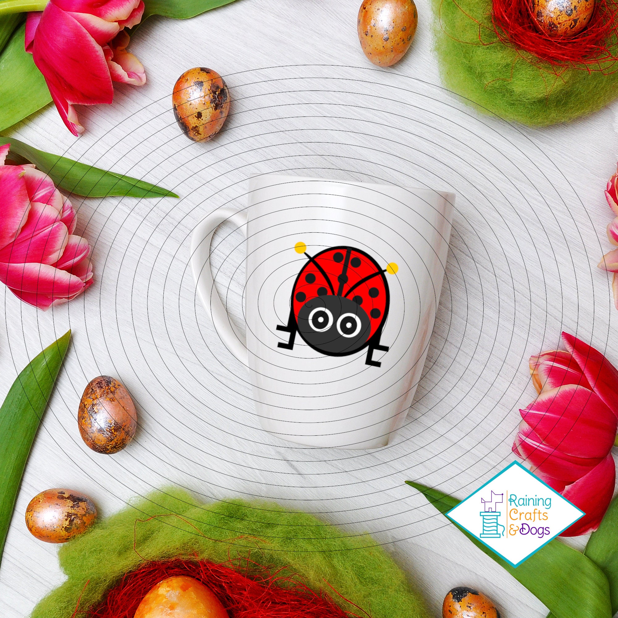 Ladybug SVG: Love Bug Clipart, Cricut Silhouette (digital Download) - Etsy