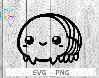 Insecto isópodo Roly Poly SVG, PNG, Clipart (Descarga digital)