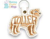 Toller Nova Scotia Duck Tolling Retriever Key Chain, Key Fob, Zipper Pull, Snap Tab