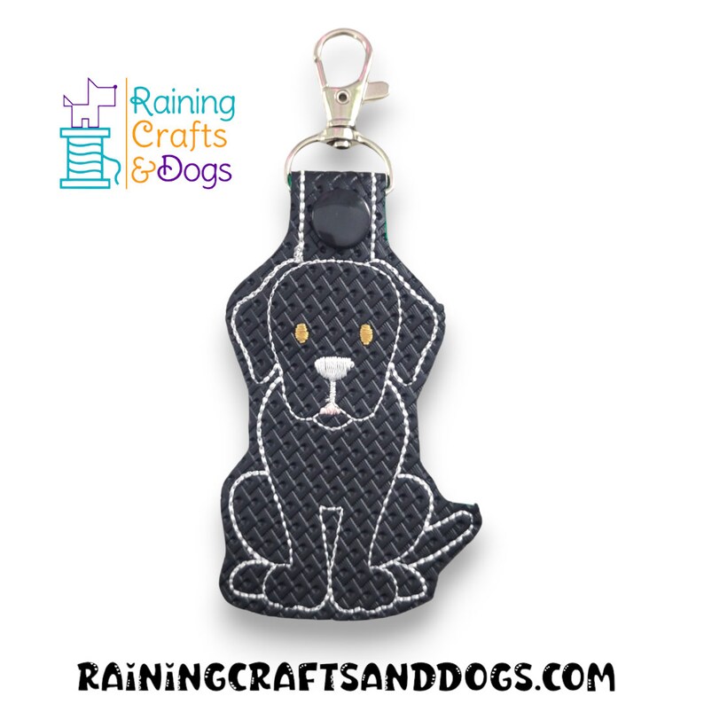 Labrador Dog Key Chain, Key Fob, Zipper Pull, Snap Tab - Etsy