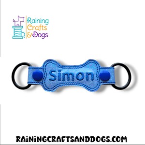 Personalized Dog Collar ID Tag Slide, Silent Pet Tag