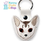 Abyssinian Cat Key Chain, Key Fob, Zipper Pull, Snap Tab