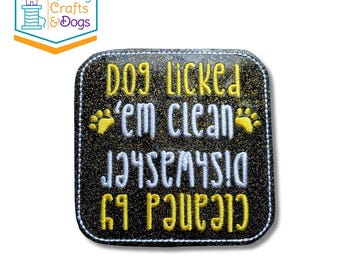 Imán de lavavajillas limpio/sucio: decoración divertida para la cocina de amantes de los perros