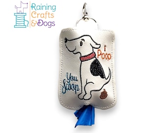 Porta bolsas para excrementos de perro (varios colores disponibles)