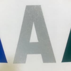 Custom Reflective Vinyl Letters - 2.5&quot; Inch 8 colors