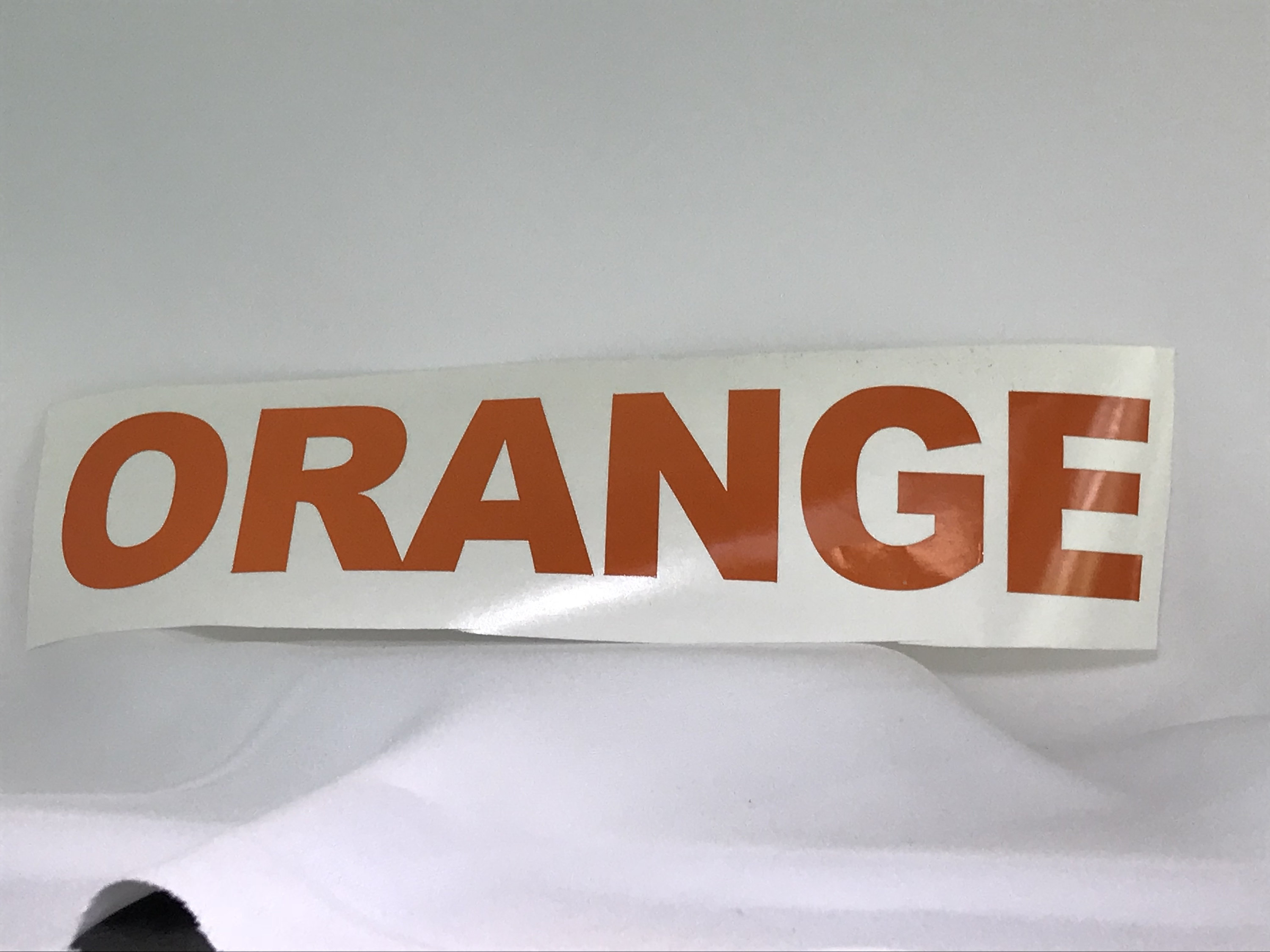 2 Inch Custom Reflective Vinyl Letters 8 colors | Etsy