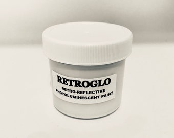 RETROGLO Reflective Glow in the Dark Paint