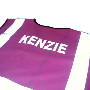 Iron on Custom Reflective Letters 3&quot; Inch, 5 colors